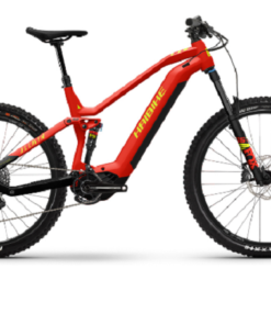 VTT Électrique Tout-Suspendu Haibike AllMtn 7 Sram GX Eagle 12V 750 Wh 29'' / 27.5'' Rouge / Jaune Fluo 2022