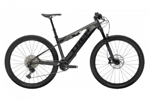 VTT Electrique Tout-Suspendu Trek E-Caliber 9.6 29'' Shimano Deore 12V Satin Lithium Grey/Trek Black 2021 – Image 2