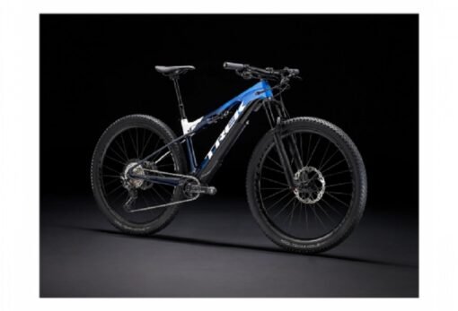 VTT Électrique Tout-Suspendu Trek E-Caliber 9.8 Shimano XT 12V 29'' Gloss Alpine Navy Smoke 2022 – Image 2