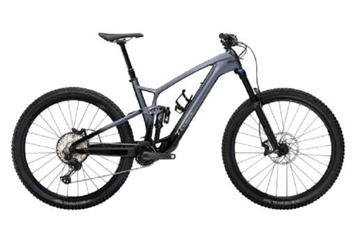 VTT Électrique Tout-Suspendu Trek Fuel EXe 9.7 Shimano SLX / XT 12V 360 Wh 29'' Gris Galactic / Noir 2023