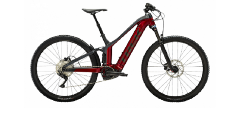 VTT Électrique Tout-Suspendu Trek Powerfly FS 4 500 Shimano Deore 10V 500Wh Crimson / Lithium Grey 2023
