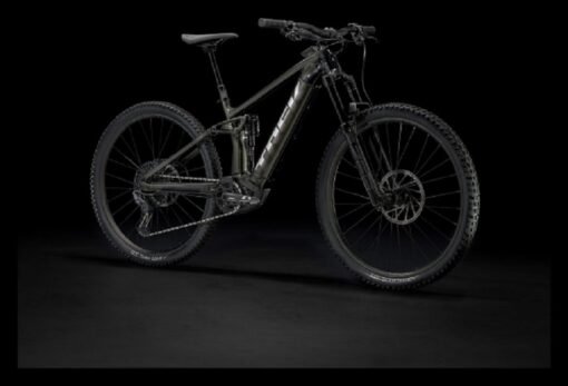 VTT Électrique Tout-Suspendu Trek Rail 9 Sram GX Eagle 12V 625 Wh 29'' Vert Olive / Noir 2023 – Image 2