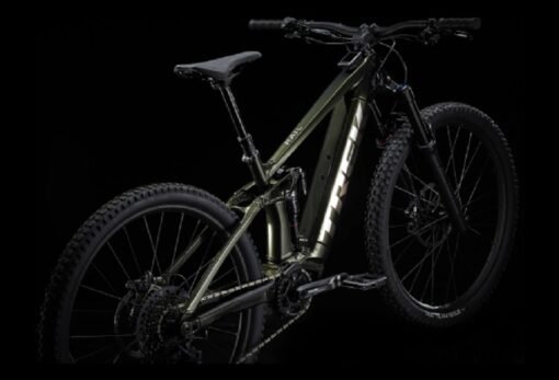 VTT Électrique Tout-Suspendu Trek Rail 9 Sram GX Eagle 12V 625 Wh 29'' Vert Olive / Noir 2023 – Image 3