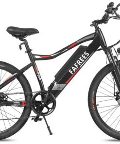 VTT électrique 26'' Fafrees F100 Vitesse max 33km/h 48V 11.6Ah Moteur 350W Noir