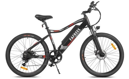 VTT électrique 26'' Fafrees F100 Vitesse max 33km/h 48V 11.6Ah Moteur 350W blanc – Image 2