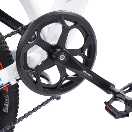VTT électrique 26'' Fafrees F100 Vitesse max 33km/h 48V 11.6Ah Moteur 350W blanc – Image 9