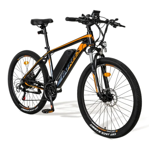 VTT électrique Fafrees Hailong One 250W 26" 10Ah 25km/h 90km Blanc rouge – Image 11