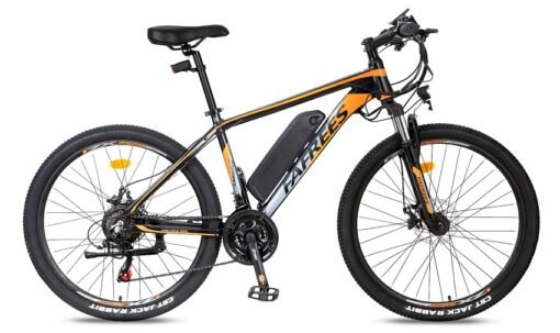 VTT électrique Fafrees Hailong One 250W 26" 10Ah 25km/h 90km Blanc rouge – Image 13