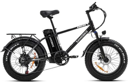 VTT électrique Fat Bike Samebike XWC05 750W 20'' 13Ah 25km/h 80km Rouge – Image 10