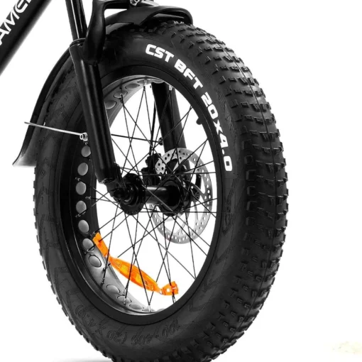 VTT électrique Fat Bike Samebike XWC05 750W 20'' 13Ah 25km/h 80km Rouge – Image 7