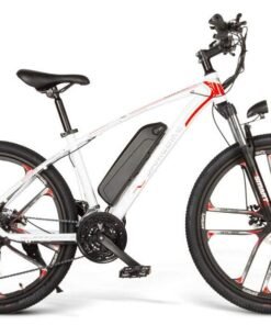VTT électrique Samebike MY-SM26 350W 26 pouces 8Ah 25km/h 70km Blanc