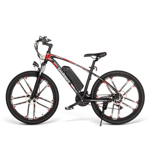 VTT électrique Samebike MY-SM26 350W 26 pouces 8Ah 25km/h 70km Blanc – Image 7