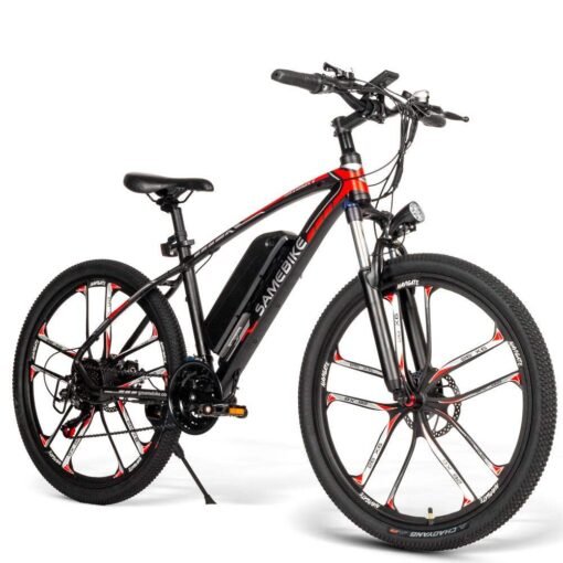 VTT électrique Samebike MY-SM26 350W 26 pouces 8Ah 25km/h 70km Blanc – Image 3