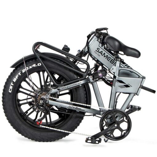VTT électrique pliant Samebike XWLX09 500W 25km/h 80km Fat Bike Noir – Image 6