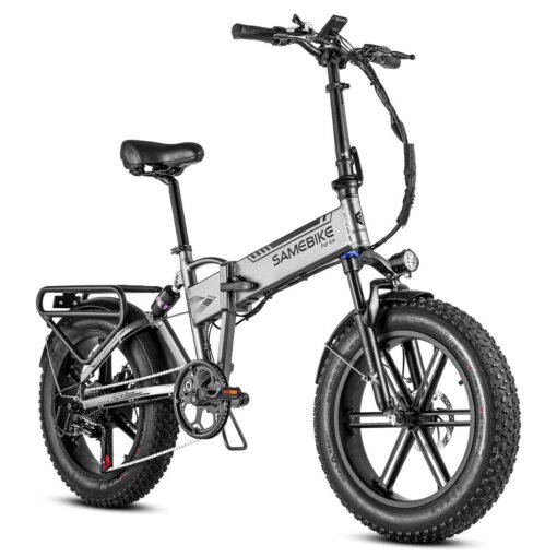VTT électrique pliant Samebike XWLX09 500W 25km/h 80km Fat Bike Noir – Image 3