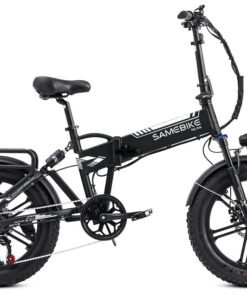 VTT électrique pliant Samebike XWLX09 500W 25km/h 80km Fat Bike Noir