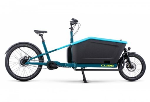 Vélo Cargo Électrique Cube Cargo Hybrid 500 Enviolo Cargo 500 Wh 20/27.5'' BLEU Flash 2022.