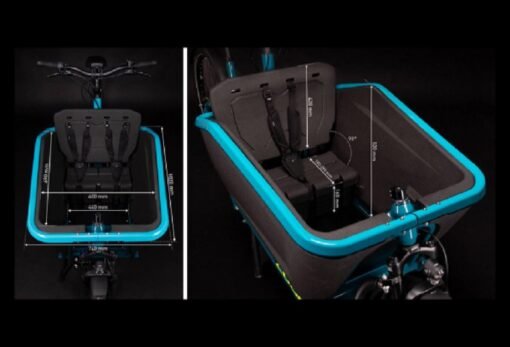Vélo Cargo Électrique Cube Cargo Hybrid 500 Enviolo Cargo 500 Wh 20/27.5'' BLEU Flash 2022. – Image 3