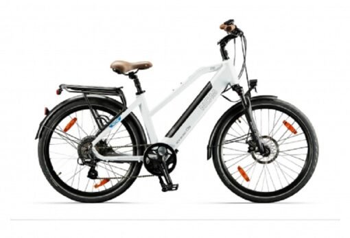 Vélo Electrique Trekking NCM Milano T3 - 48V 12Ah 576Wh - Blanc