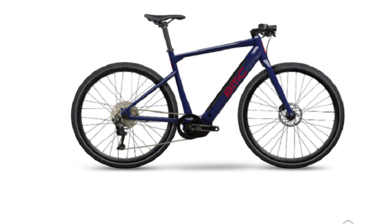 Vélo Fitness Électrique BMC Alpenchallenge AMP AL One Shimano Deore 11V 625 Wh 700 mm Bleu Ultramarine 2022