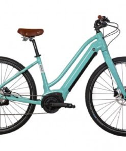 Vélo Fitness Électrique Bicyklet Béatrice Shimano Altus 9V 500 Wh 700 mm Bleu