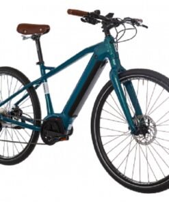 Vélo Fitness Électrique Bicyklet Gabriel Shimano Altus 9V 500 Wh 700 mm Turquoise Metallic