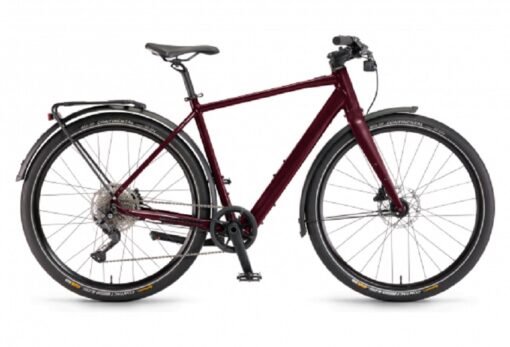 Vélo de Fitness Électrique Winora E-Flitzer Shimano Deore 10V 250 Wh 27.5'' Rouge Cherry 2022