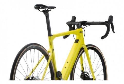 Vélo de Route Électrique BMC Roadmachine AMP Two Sram Rival eTap AXS 12V 350 Wh 700 mm Jaune Lime 2023 – Image 3
