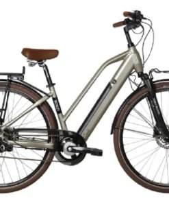 Vélo de Ville Électrique Bicyklet Camille Shimano Acera/Altus 8V 504 Wh 700 mm Gris