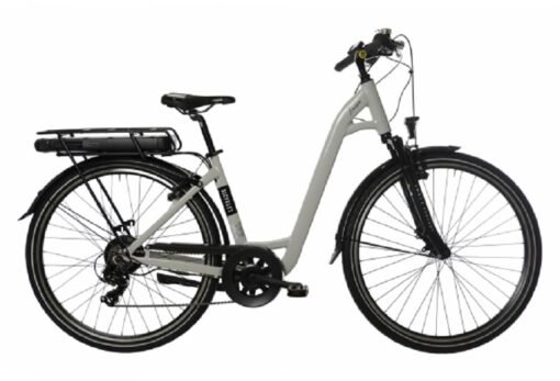 Vélo de Ville Électrique Bicyklet Louison Shimano Tourney 6V 400 Wh 700 mm Gris