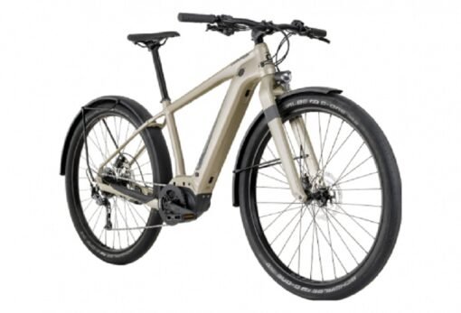 Vélo de Ville Electrique Cannondale Canvas Neo 2 Shimano Alivio/Altus 9V 500 Wh 29'' Beige Champagne – Image 3