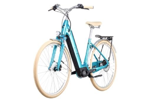 Vélo de Ville Électrique Cube Ella Cruise Hybrid 500 Easy Entry Shimano Nexus 7V 500 Wh 700 mm Bleu Aquamarine 2022 – Image 2