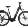 Vélo de Ville Électrique Cube Kathmandu Hybrid EXC 750 Easy Entry Shimano Deore 12V 750 Wh 700 mm Noir 2022