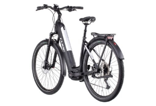 Vélo de Ville Électrique Cube Kathmandu Hybrid EXC 750 Easy Entry Shimano Deore 12V 750 Wh 700 mm Noir 2022 – Image 3