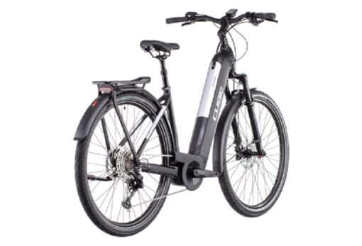 Vélo de Ville Électrique Cube Kathmandu Hybrid EXC 750 Easy Entry Shimano Deore 12V 750 Wh 700 mm Noir 2022 – Image 2