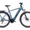 Vélo de Ville Électrique Cube Kathmandu Hybrid One 625 Shimano Deore 10V 625 Wh 700 mm Bleu 2023
