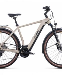 Vélo de Ville Électrique Cube Kathmandu Hybrid Pro 625 Shimano Deore 11V 625 Wh 700 mm Beige Desert 2022