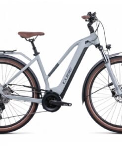 Vélo de Ville Électrique Cube Touring Hybrid Pro 500 Trapeze Shimano Deore 11V 500 Wh 700 mm Gris Lunar 2022
