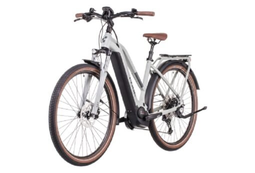 Vélo de Ville Électrique Cube Touring Hybrid Pro 625 Trapeze Shimano Deore 11V 625 Wh 700 mm Gris Lunar 2022 – Image 3
