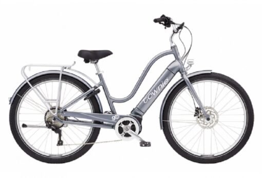Vélo de Ville Électrique Electra Townie Path Go! 10D Equipped Step-Thru Shimano Deore 10V 500 Wh 27.5'' Gris Holographic 2021