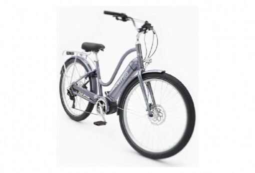 Vélo de Ville Électrique Electra Townie Path Go! 10D Equipped Step-Thru Shimano Deore 10V 500 Wh 27.5'' Gris Holographic 2021 – Image 2
