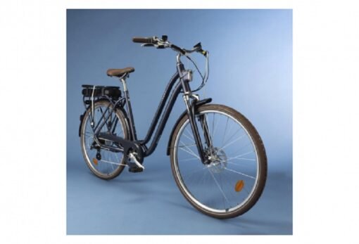 Vélo de Ville Électrique Elops 900 E Shimano Altus 7V 417 Wh 700 mm Bleu Marine 2022 – Image 2