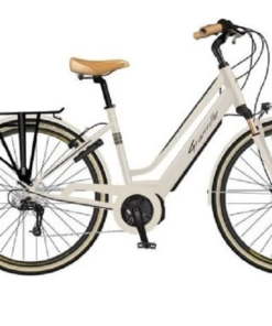 Vélo de Ville Électrique Granville E-Smooth 20 Shimano Altus 7V 400 Wh 700 mm Blanc Ivoire 2022