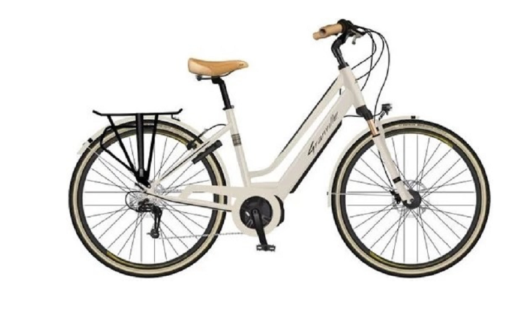 Vélo de Ville Électrique Granville E-Smooth 20 Shimano Altus 7V 400 Wh 700 mm Blanc Ivoire 2022