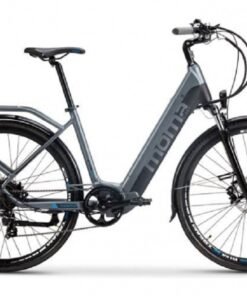 Vélo de Ville Electrique Moma Bikes Ebike-28 Shimano 7V Batterie 624Wh Gris Noir