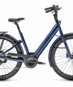 Vélo de Ville Électrique Moustache Lundi 27.1 Shimano Deore 10V 400 Wh 27.5'' Bleu Minuit 2021