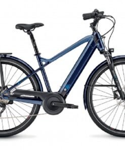 Vélo de Ville Électrique Moustache Samedi 28.2 Shimano Altus 9V Deep Blue 2021