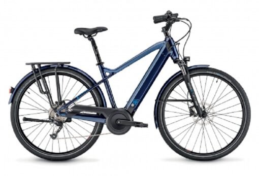 Vélo de Ville Électrique Moustache Samedi 28.2 Shimano Altus 9V Deep Blue 2021