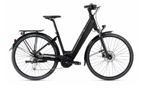 Vélo de Ville Électrique Peugeot EC01 D9 Active Plus Shimano Alivio 9V 500 Wh 700 mm Noir 2022