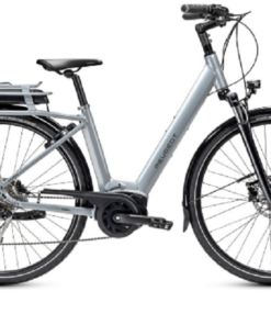 Vélo de Ville Électrique Peugeot eC01 D9 Plus Shimano Alivio 9V 500 Wh Gris Clair 2022